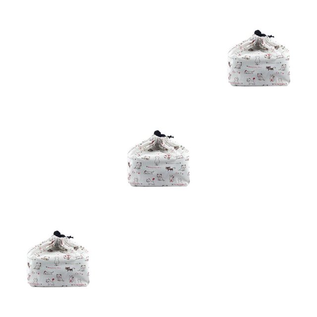 Yuarrent Bolsa de almuerzo Bolsa de fiambrera de lino y algodón Bolsa de mano portátil para alimentos al aire libre para acampar en la oficina, BDD48 Type1 NO1 Yuarrent CBP078447