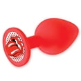 thumbnail image 4 of Sexy Gift Set Bundle of Booty Talk, Silicone Butt Plug, Red, The Tongue and Icon Brands The Silver Starter, Bejeweled Stainless Steel Plug, 4 of 5