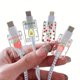 thumbnail image 1 of 1 juego de lindas fundas protectoras for cables de datos con flores y frutas | adecuado for soporte de cable de carga de teléfono móvil Apple IOS | diseño anti-rotura, 1 of 2