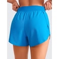 thumbnail image 2 of Shorts CRZ YOGA tiro medio con abertura lateral 10 cm secado rápido azul XL, 2 of 5
