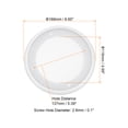 thumbnail image 2 of 2pcs 5" Grill Mesh Decorative Circle Woofer Guard Protector Cover Parts White, 2 of 5