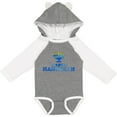 thumbnail image 3 of Inktastic Happy Hanukkah with menorah Boys or Girls Long Sleeve Baby Bodysuit, 3 of 5
