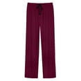 thumbnail image 6 of DDAPJ pyju Pajama Pants for Men Baggy Lounge Pants Drawstring Elastic Waist Straight Wide Leg Pants with Pockets Grape Purple L, 6 of 7