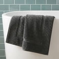 thumbnail image 4 of REGALWOVEN Cotton Banded Bath Mat Reversible Step Out Soft Plush Bath Rug Absorbent Rug for Hotel Spa Bathtub Mat Grey 16" x 24", 4 of 5