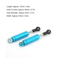 thumbnail image 4 of 2Pcs RC Car Front Shock Struts Damper,72mm Aluminium Alloy Shocks Struts Damper Fit for Wltoy 1/14 144001 RC Model Car, 4 of 8