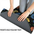 thumbnail image 3 of Multicolor Controllers Games Icons Black Pattern Hot Yoga Mat Towel Non Slip for Hot Yoga - Quick-Drying Yoga Mat Cover with 4 Corner Pockets with Travel Bag - Hot Yoga Towel Non Slip 74"x26", 3 of 6
