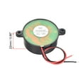 thumbnail image 3 of Unique Bargains DC 12V Active Piezo Buzzer Industrial Home 105dB Mini Electronic Buzzer Didi Alarm Ringer Sound Dia 37mm with Wires,2Pcs, 3 of 3