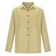 thumbnail image 3 of pstuiky camisa de manga larga para hombre, Camisa informal de moda para hombre, cuello vuelto, manga larga, transpirable, blusa Tops de hombre xxxl, 3 of 5