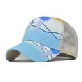 thumbnail image 2 of Babaley Womens Baseball Cap Random Graphic Ponytail Hats Quick Drying Casual Trendy Mesh Sun Hat, 2 of 2