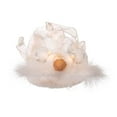 thumbnail image 6 of Kurt Adler 10-Inch UL 10-Light White Angel Treetop, 6 of 8