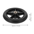 thumbnail image 2 of Dsseng 4 PCS Replacement Wheels for Walkers Drive Accessories Black, 2 of 8