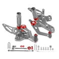 thumbnail image 2 of Aluminum Gray Rear Sets Footpegs Footrest For Honda CBR650R CB650R 2019-2023, 2 of 11