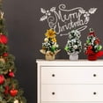 thumbnail image 4 of Árbol de Navidad Mini árbol decorativo Decoración navideña única de PVC Decoración navideña perfecta para mesa, tableros de mesa y su hogar u oficina 3 piezas, 4 of 6