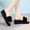 Black, variant on Babysbule Womens Casual Slippers Women's Summer Fashion Casual Clip Toe Flip Flops Non-Slip Wedges Beach Slippers Shoes