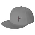 thumbnail image 1 of DouZhe Flat Brim Cap Snapback Hat, Retro Mexico Style Bird Prints Adjustable Gray Adult Baseball Cap, 1 of 6