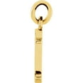 thumbnail image 2 of Precious Stars Unisex 14K Yellow Gold Lowercase T Initial Pendant, 2 of 3