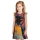thumbnail image 1 of Fotbe Abstract Pattern Penguin Vestido de Dormir para Niñas de 3 a 10 Años, Mangas Cortas, Estilo Princesa, Pijama Camisón con Mangas Voladas-Small, 1 of 6