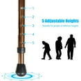 thumbnail image 5 of LHONE Folding Cane Seat Walking Stick,Medical Lightweight Three Leg Cane Seat Walking Stick with Light,Portable Adjustable Anti-Skid Folding Walking Cane with Seat,Massage Seat Board & Handle,330 lbs, 5 of 18