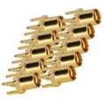 thumbnail image 3 of PCB Connector Solder, 50 Ohm  Wide Frequency Band OFC 10Pcs 4 Pins MMCX Connector  For Earphone Repair Upgrade, 3 of 8