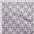 thumbnail image 4 of oneOone Georgette Viscose Green Fabric Abstract Circle Fabric For Sewing Printed Craft Fabric By The Yard 42 Inch Wide, 4 of 4