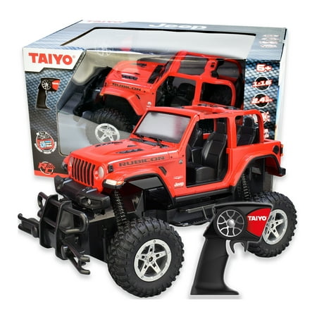 Taiyo 1:16 Scale 2.4Ghz Jeep Rubicon R/C Truck w/ Battery, Electric Charger, and Handset for Offroad