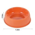 thumbnail image 2 of Pet Food and Water Bowl, Plastic Unbreakable Small Cat Food Bowl, Spill Proof Reusable Pet Feeding Dish for Home Outdoor Travel, Easy to Use and Clean Universal Pet Bowl Feeder,Z0-Orange, 2 of 3