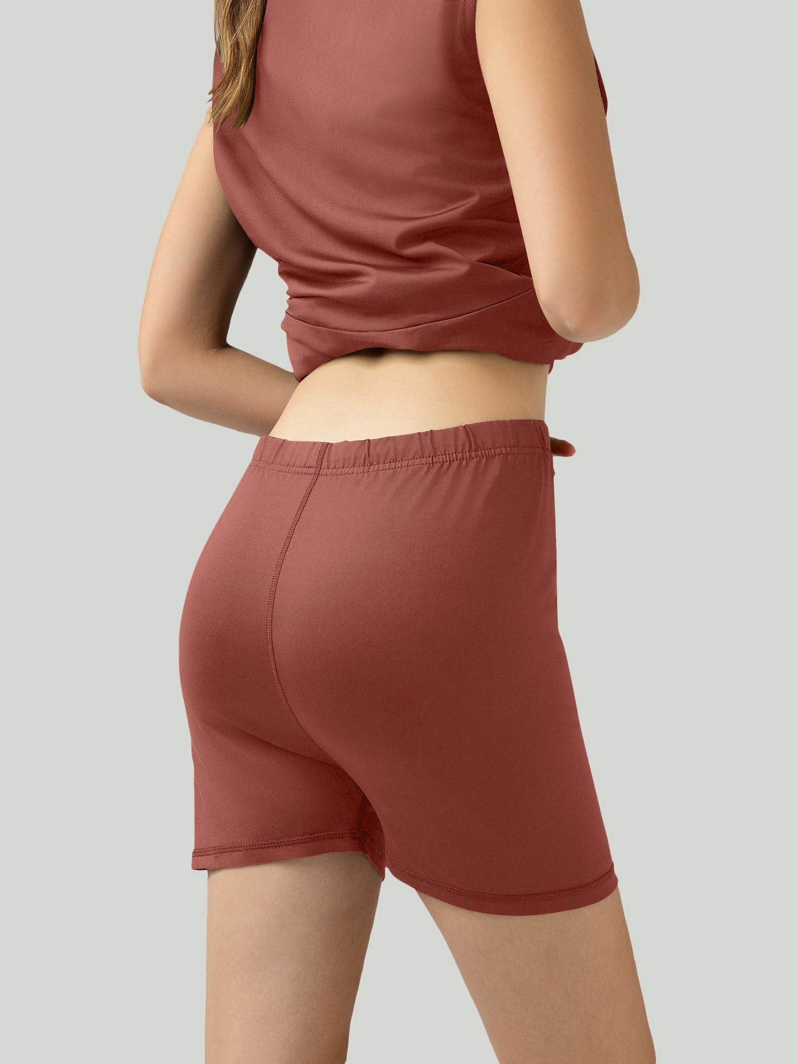 Golf Tennis Dresses, Women Athletic Dress with Separate Shorts, V Neck Sleeveless Workout Dresses Solid Color M