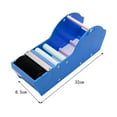 thumbnail image 7 of SunniMix Water Activated Tape Dispenser Handle Tape Dispenser for Office Arts Projects blue, 7 of 7
