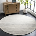 thumbnail image 2 of SAFAVIEH Marbella Taegan Distressed Area Rug, Light Grey, 6' x 6' Square, 2 of 10