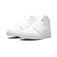 thumbnail image 2 of JORDAN GRADE SCHOOL Air Jordan 1 Mid GS "Triple White" 554725 130 554725 130 from Stadium Goods, 2 of 9