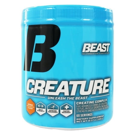 Beast Sports Nutrition, Creature Citrus Flavor 60 (Best 300 Blackout For The Money)