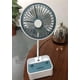 thumbnail image 1 of Ventilador pequeño de escritorio, USB, portátil, de mano, para oficina de estudiantes, soporte para bolígrafo silencioso, 1 of 5