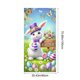 thumbnail image 3 of Yunuuuoa Easter Door Curtain Decorative Hanging Banner for Holiday Party Home Decor Wall Background Spring Celebration Festive Supplies Indoor Outdoor, 3 of 9