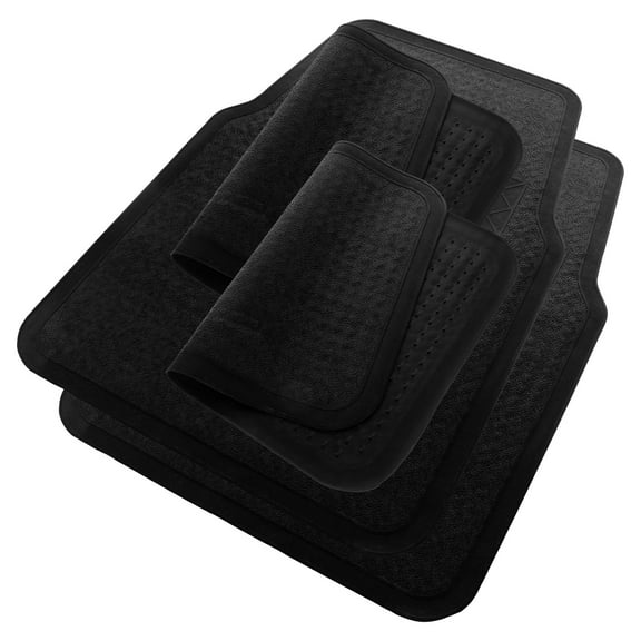 Hemoton 2 Sets Car Foot Mats Car Front Seat Floor Mats PVC Foot Mats Automotive Interior Supplies