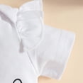 thumbnail image 5 of Baby Girl Clothes Outfit Newborn Going Home Outfit little love bug Print Ruffle Romper and Short Pants Clothing Sets for Summer 0 3 6 9 12 18 Months Newborn Infant Baby Girls, 5 of 7