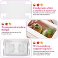 thumbnail image 4 of KAKOWELY 10 cajas para cupcakes, 2 unidades, cajas de panadería con ventanas para cupcakes, muffins y pasteles., 4 of 4