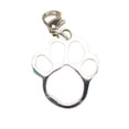 thumbnail image 1 of Billuyoard Colgantes Pies de animales Colgante ligero de acero inoxidable Ocho colores Hebilla de metal Accesorio de joyería impermeable DIY Ropa para mascotas Blanco Billuyoard PT004616-05, 1 of 6
