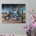 thumbnail image 4 of David Mann Motorcycle Art Gnghost Rider Prints Poster (46) Gifts Canvas Painting Poster Wall Art Decorative Picture Prints Modern Decor 08x10inch(20x25cm), 4 of 6