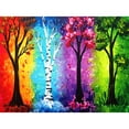 thumbnail image 1 of Pintura de diamante (DB3240) 5D Kits de bricolaje Cuatro estaciones Árbol Cuadrado Artesanía 50x70cm Hugtrwg Para estrenar, 1 of 1