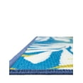thumbnail image 5 of Jill Zarin Caribbean Outdoor Collection Area Rug - Grenada (10' Square Blue/Yellow), 5 of 6