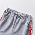 thumbnail image 6 of WOLLED Toddler Kids Boys Summer Shorts Set Outfits 2PCS Baby Solid Color Lapel T-Shirts and Shorts Set for 1-8 Years Old, 6 of 11