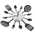 thumbnail image 4 of TAILTOSS Stainless Steel Cutlery Wall Clock with Quiet Movement for Home Use Assorted Color 1Pc, 4 of 8