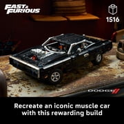LEGO Technic Fast and Furious Dodge Charger R/T Car - Building Set for Adults, Ages 18+ Collectible Model Car Kit for Fans - Detailed Features - Gift for Birthdays - 42231