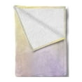 thumbnail image 2 of Flower Soft Flannel Fleece Throw Blanket, Bed with Different Blossom Types Fresh Flowers Romantic Garden Hand Drawn Artwork, Cozy Plush for Indoor and Outdoor Use, 50" x 60", Lilac Pink, by Ambesonne, 2 of 5