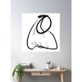 thumbnail image 2 of Serene Contemplation Poster Wall Art, Modern Wall Decor For Living Room Bedroom, 30x30 UNFRAMED, 2 of 3