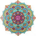 thumbnail image 1 of Kit de mosaico de mandala de color DIY 5D Adornos de arte de pintura de diamante en forma especial FLhrweasw Nuevo, 1 of 9