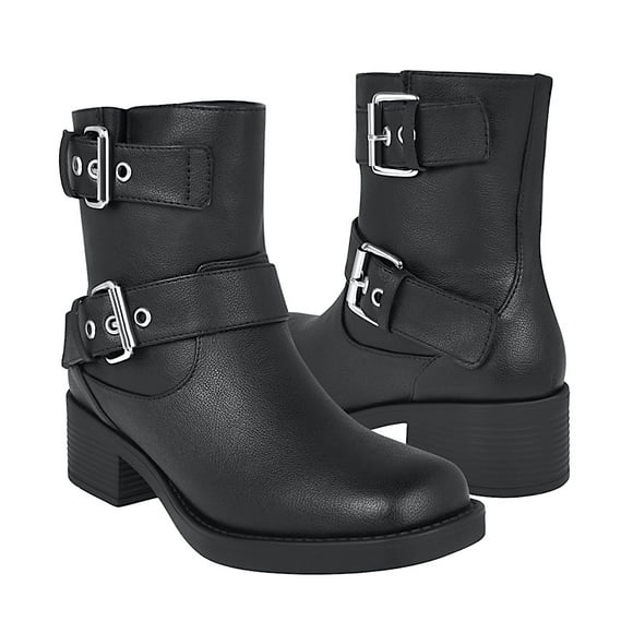 BOTINES DAMA NOMADAS 66102 SIMIPIEL NEGRO