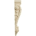 thumbnail image 3 of Ekena Millwork 7"W x 4"D x 20"H Large Farmingdale Acanthus Pilaster Corbel, Lindenwood, 3 of 4