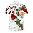 thumbnail image 4 of Elvqul Shirts for Men Graphic Cute Christmas Vacation Mens Shirts Short Sleeve, 4 of 5