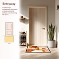 thumbnail image 3 of ODIKA 4'x6' Machine Washable Non-Slip Area Rug, Abstract Earthy Geometric High Traffic Rug, Beige, 146272, 3 of 7